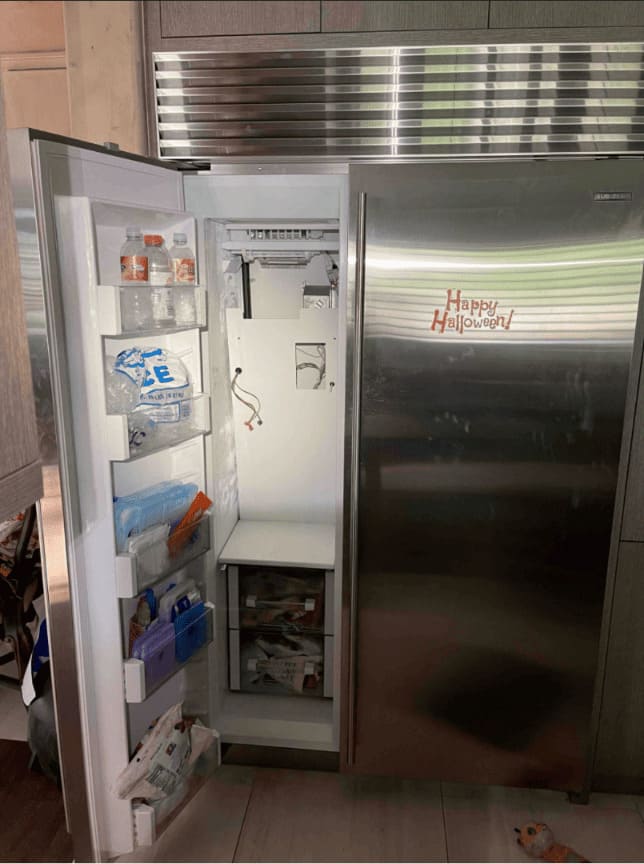 Sub-Zero side-by-side ice maker repair in Tampa